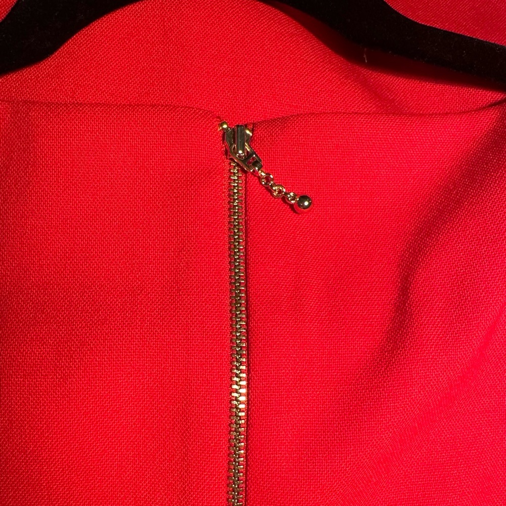KATE SPADE Maraschino Red Sallie Shift Dress Sz 8 Medium Christmas Holiday Party - Picture 4 of 8